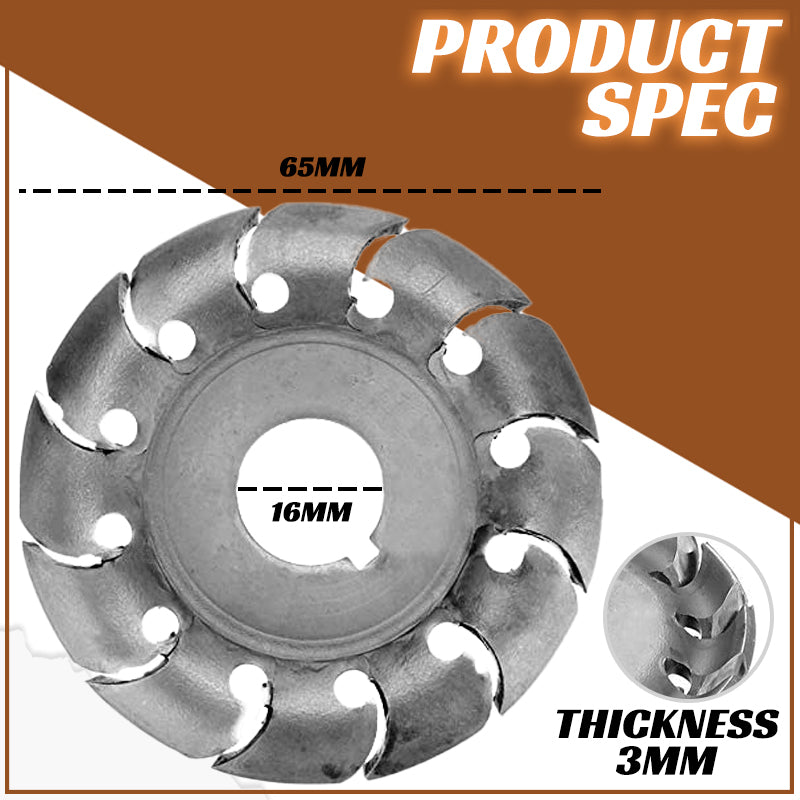 12-Teeth Wood Carving Disc